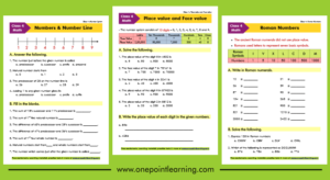 Free Number System Worksheets for Class 4 Students PDF