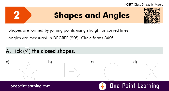 Class 5 Maths chapter 2 Shapes and Angles PDF