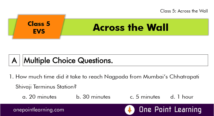 Chapter 17 Across the Wall Question Answer PDF