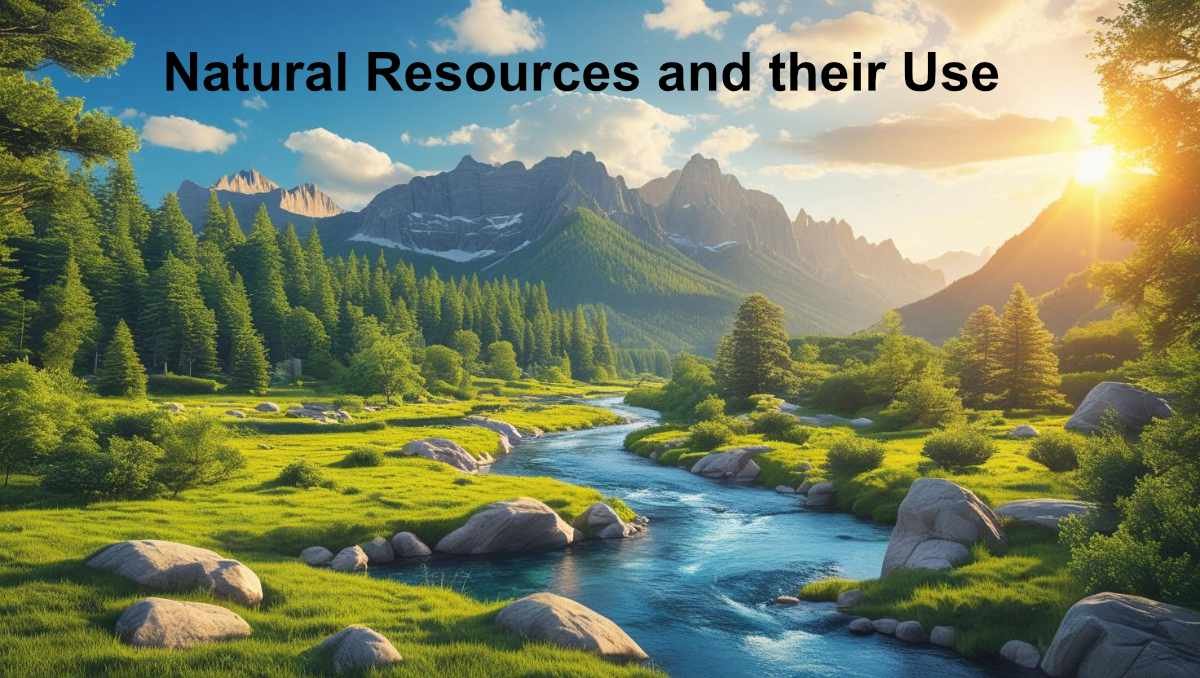 Natural Resources and their Use Class 8 Social Science worksheet