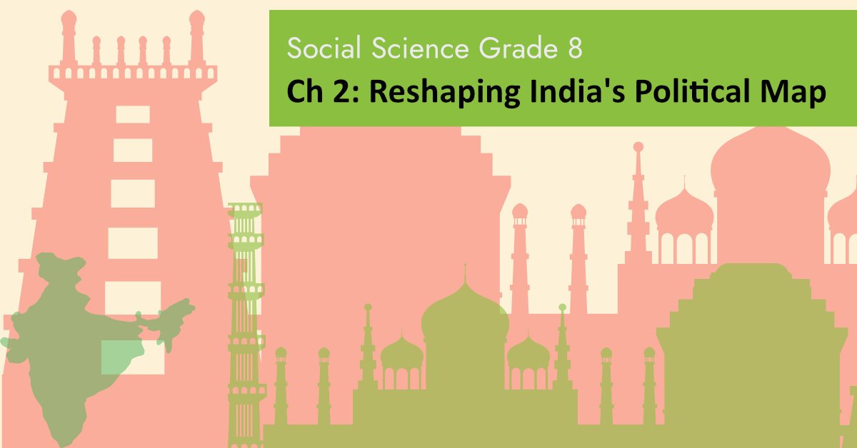 Reshaping Indias Political Map Class 8 Worksheet