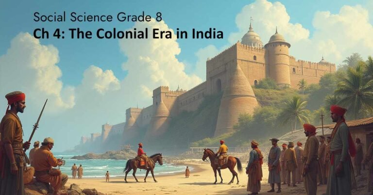 Class 8 Chapter 4 The Colonial Era in India Worksheet PDF