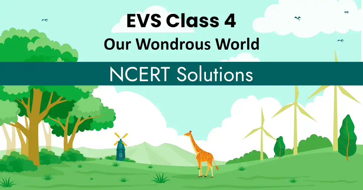 NCERT solutions class 4 EVS
